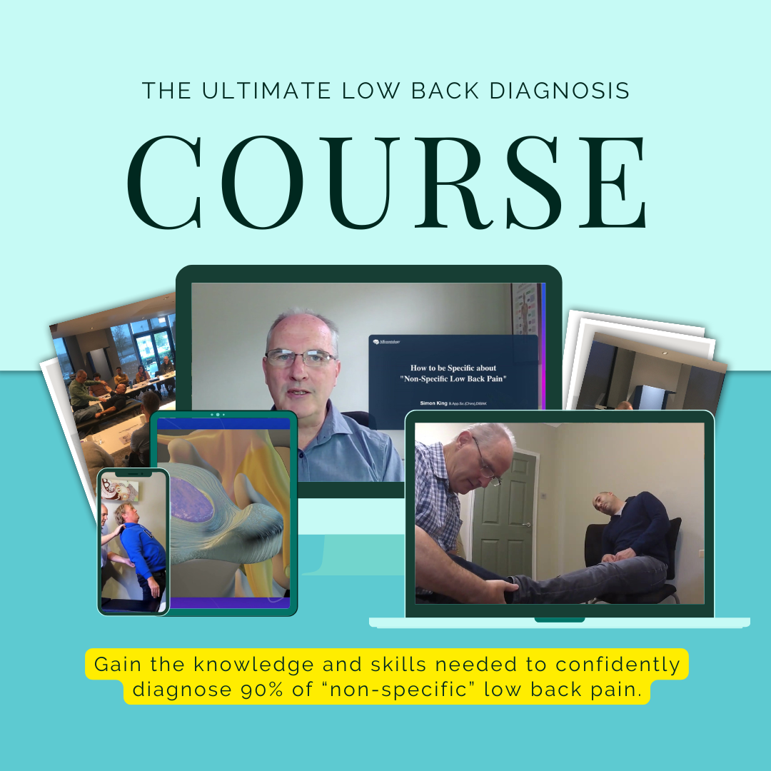 The diagnosis of Low Back Pain